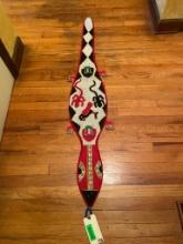 Awesome old, African tribal bead and shell, art work - wall hanging, almost 5 foot long X 10 inches