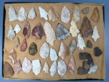 STUNNING Lot of Florida Artifacts, Arrowheads, Longest is 4 1/8",