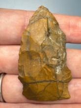 2" Jasper Point w/Veins, Found in Gloucester County, New Jersey Ex: Late Jack Huber