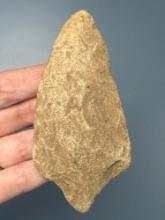 4" Morrow Mountain, Brittle Material, Found in Gloucester County, New Jersey