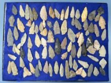 75+ Various Arrowheads, Points, Most Found in Gloucester County, New Jersey