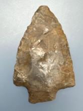 2 1/2" Onondaga Chert Stem Point, Found in Allegheny Co., NY, Ex: Lang, Mickey Taylor