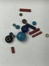 16 Various Beads, Susquehannock Found in Washington Boro, Lancaster Co., PA, Ex: Stoner Collection