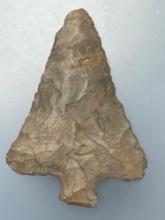 3 3/4" Esopus Chert Perkiomen Point, Found in Delaware Co., NY, Ex: Davis Collection