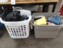 2 BASKETS OF KIDS CLOTHING - TODDLER AND BIG KID