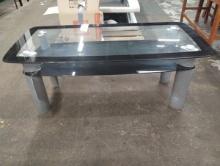 GLASS COFFEE TABLE 48" X 24" X 19"