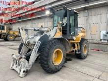 2011 WHEEL LOADER WITH BUCKET, 6' FORKS AND SNOW PUSHER BLADE