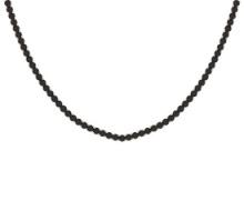 2.28 Ctw i2/i3 Treated Fancy Black Diamond 14K Rose Gold Slide Necklace