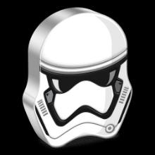 The Faces of the First Order(TM) - Stormtrooper 1oz Silver Coin