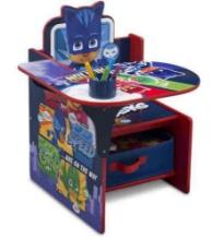 Delta Children PJ Masks Chair Desk with Storage Bin