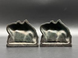 Grazing Horse Cast Iron Bookends