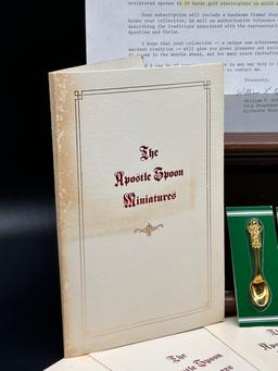 The Apostle Spoon Miniature Collection w/COA