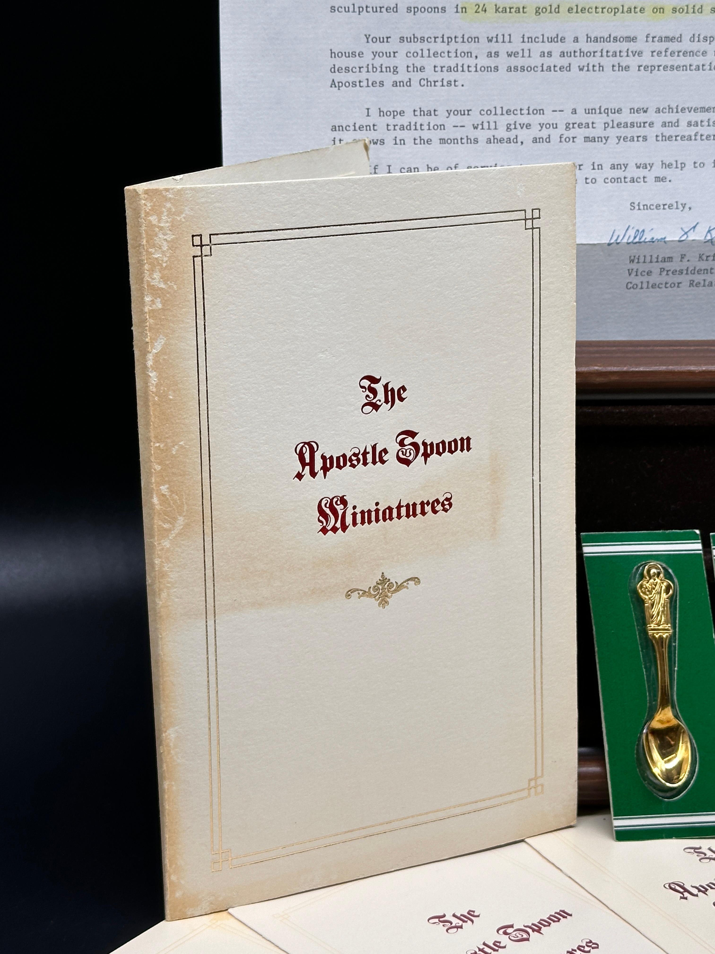 The Apostle Spoon Miniature Collection w/COA