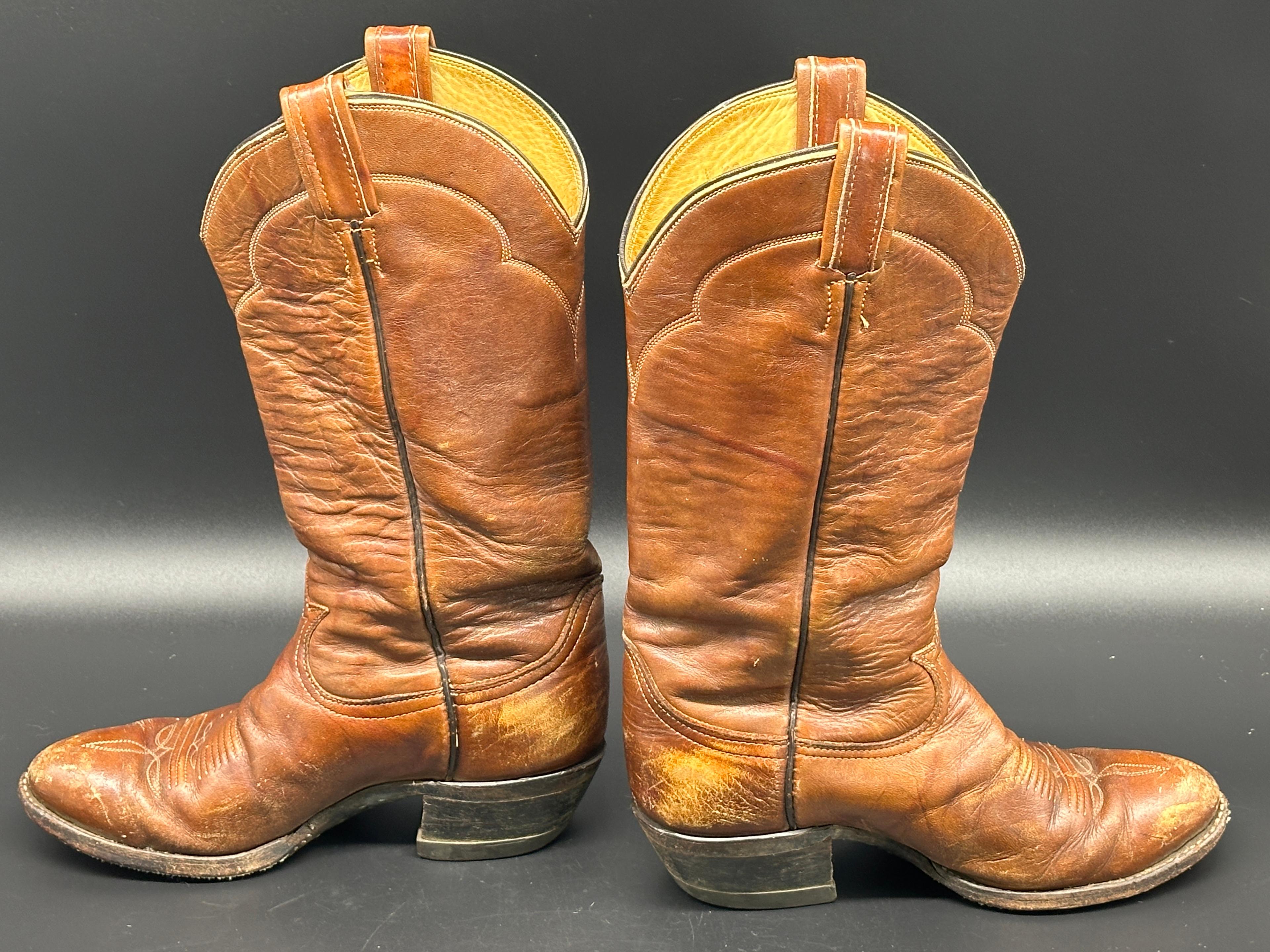 Vintage Tony Lama Leather Boots