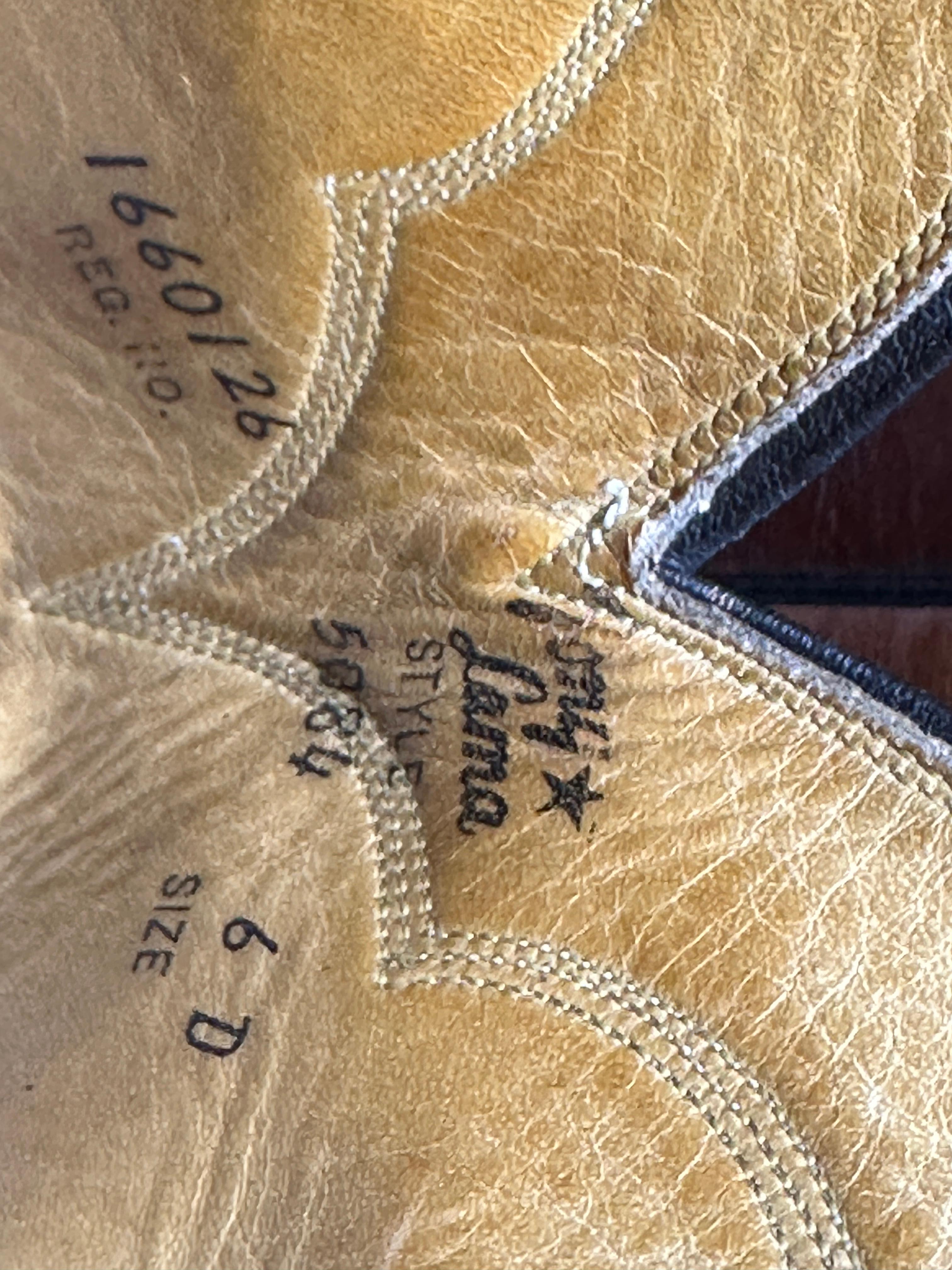 Vintage Tony Lama Leather Boots