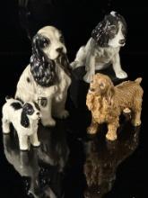 Spaniel Dog Figurines