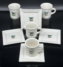 Fishs Eddy Collectible Mugs and Matching Plates