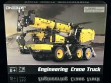 Engineering Crane Truck Building Set