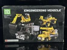 Engineering Vehicle Bulldozer Building Set