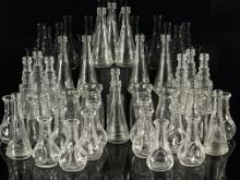 Collection of Small Glass Jars and Vases