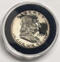 1961 Franklin Proof Silver Half Dollar