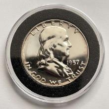 1957 Franklin Proof Silver Half Dollar