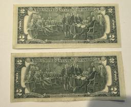 TWO $2.00 UNITED STATES BILL - SERIES 1976