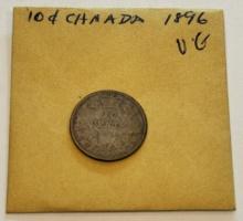 1896 Canada 10 Cents Coin - Edward VII