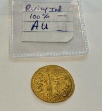 1814 Toman Tabaristan gold coin