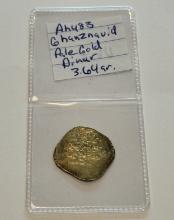 483 Dinar Pale Gold - Ghaznavid dynasty Coin
