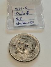 1877 S Trade Silver Dollars Coin