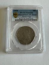 1836 CAPPED BUST 50C PCGS GENUINE REEDED EDGE