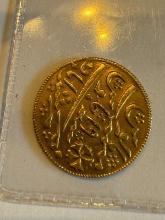 YEAR 19 INDIA - GOLD BENGAL PRESIDENCY 1/2 MOHUR COIN