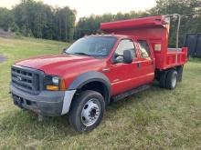 2007 Ford F450 Dump with Boss SnowPlow