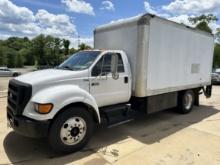 2004 FORD F-650 S/A Enclosed S/A Fuel & Lube Truck