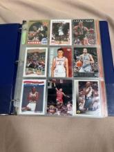 Basketball Card notebook with 200 + cards