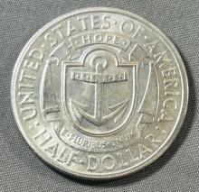 1936-S Rhode Island Commemorative Half Dollar, LOW MINTAGE