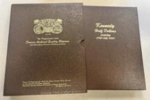 Dansco Kennedy Half Dollar Album w/ slip cover, Complete up to year 1991