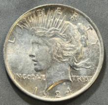 1924 Peace Silver Dollar 90% Silver