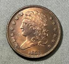 1835 Classic Head Half Cent