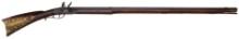 FINE RUGGED LONG RIFLE, SIMON MILLER, HAMBURG, BERKS COUNTY, PA c1800.