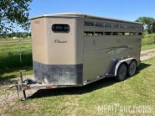 2003 Titan Mfg. 6ft. x 16ft. Classic livestock trailer