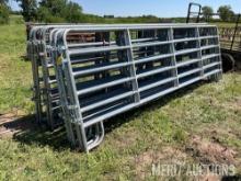 (10) 16ft. Corral panels