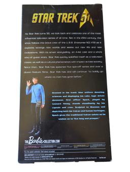 Barbie Star Trek 50th Anniversary Mr. Spock Barbie Collector Black Label