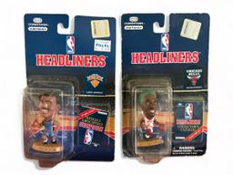 Five Starting Lineup Headliners figurines