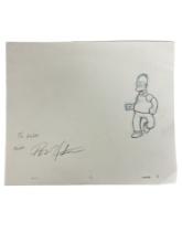 Original Production Drawing Of Homer SIMPSONS CEL DRAWING