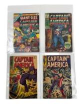 Vintage Captain America Comic Book Collection Lot
