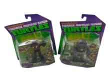 TMNT Ninja Turtles Bebop & Rocksteady Sealed Action Figure Lot