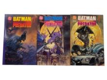 Batman Vs. Predator #1-3 Dark Hose DC Comic Books