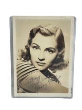 Original B&W Photograph of Nancy Kelly Signed